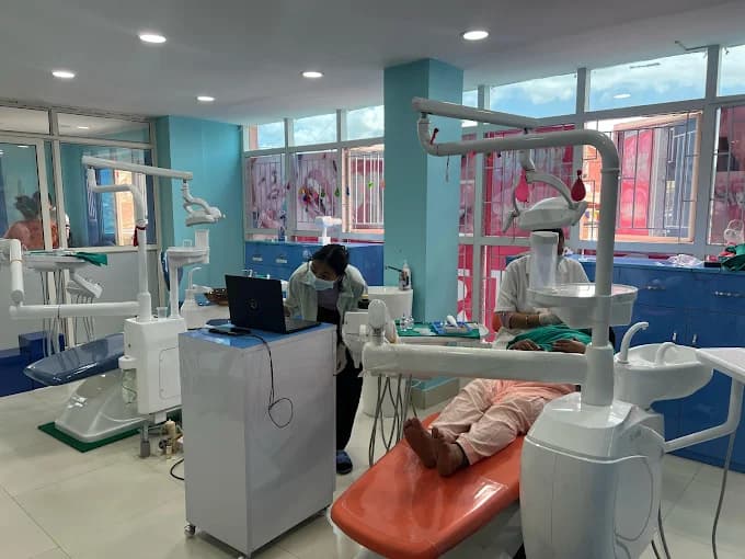 Bright and clean dental clinic room